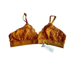 Valentine by Jonas and Brown Marigold color shangrila Daisy Lace Bralette